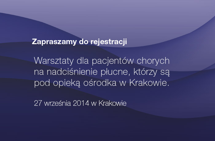 Warsztaty dla pacjentów, Kraków 27 września 2014